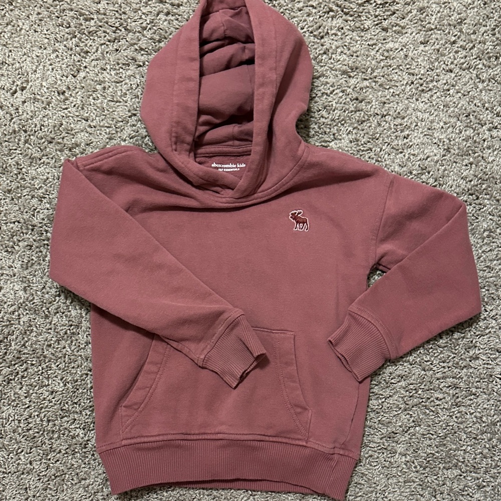 Abercrombie Kids Maroon Fleece Hoodie